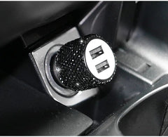 Sparkling Dual USB Car Charger - SHOWLU FASHION STORE