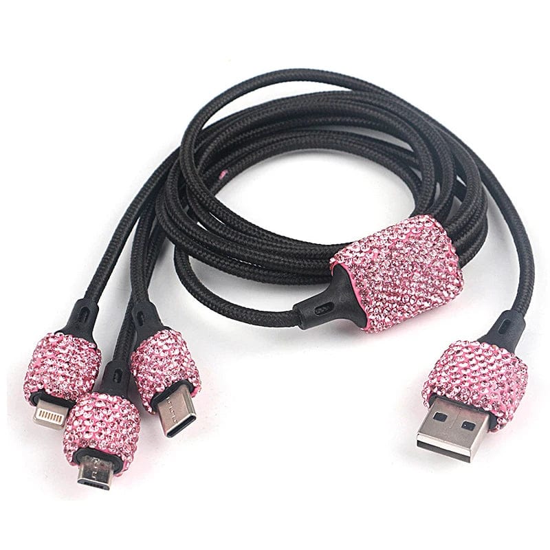 Sparkling Dual USB Car Charger - SHOWLU FASHION STORE