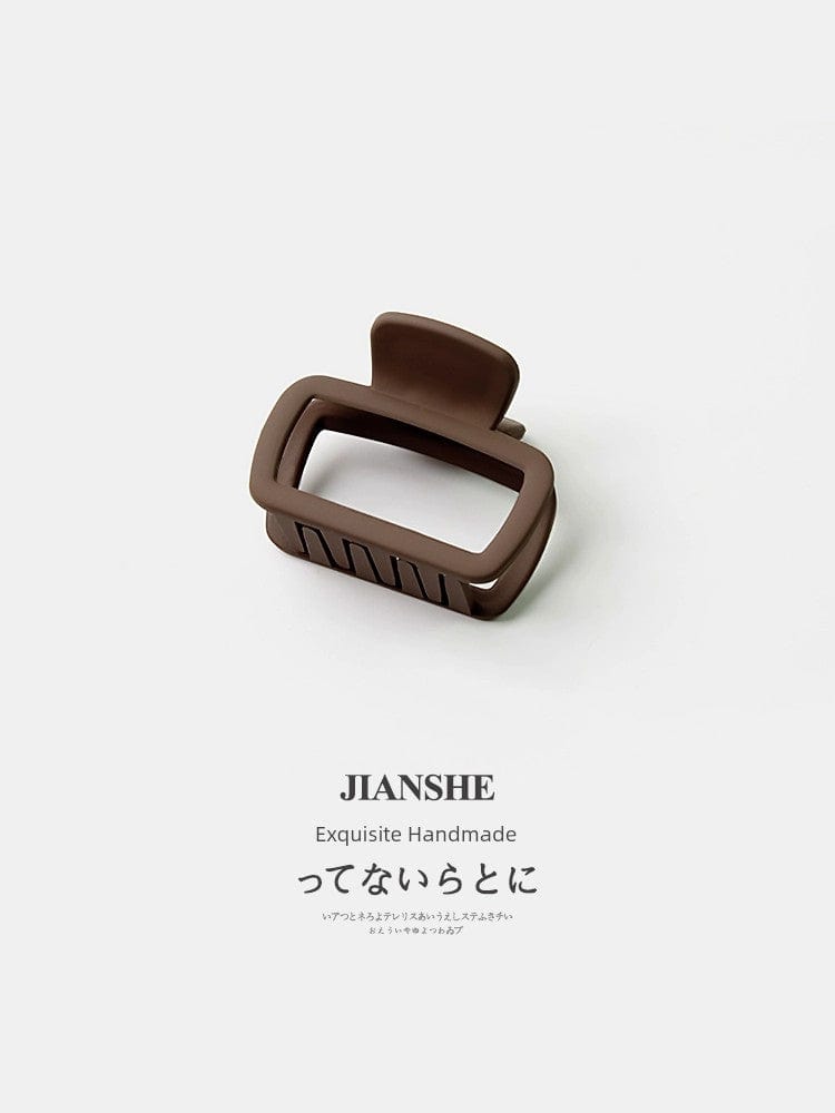 Square Simple Wild Shark Clip Hairware Loose Clip - SHOWLU FASHION STORE