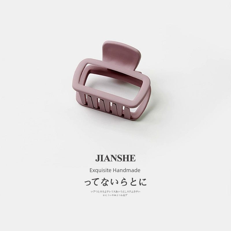 Square Simple Wild Shark Clip Hairware Loose Clip - SHOWLU FASHION STORE
