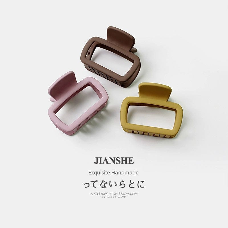 Square Simple Wild Shark Clip Hairware Loose Clip - SHOWLU FASHION STORE