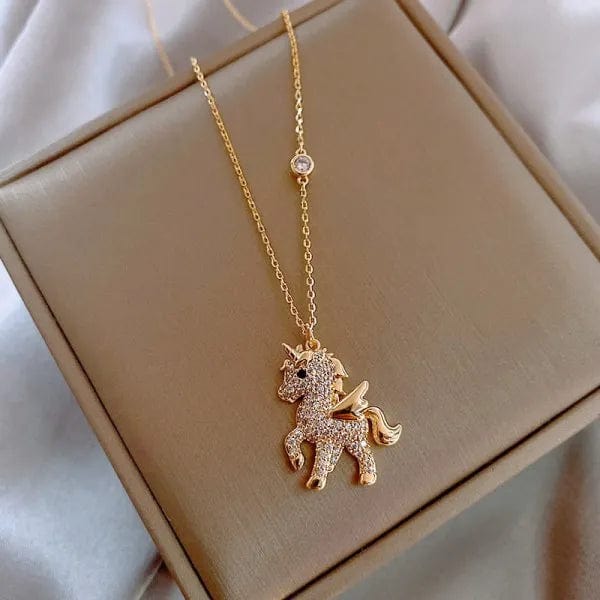 Stainless Steel Blue Hummingbird Pendant Necklace For Women Girls Fashion Clavicle Chain Choker Aesthetic Jewelry Birthday Gifts - SHOWLU FASHION STORE