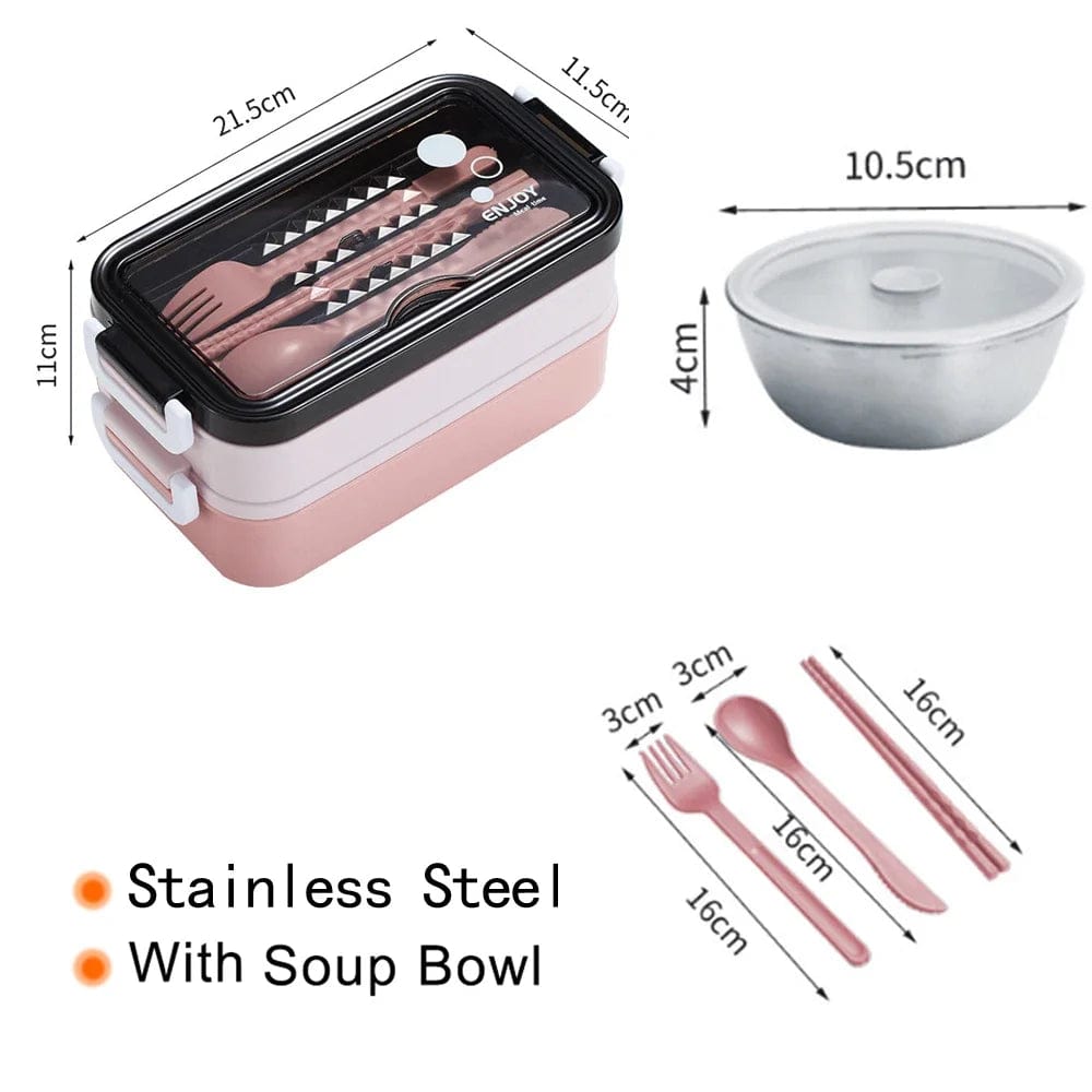 Stainless Steel Lunch Box - SHOWLU FASHION STORE