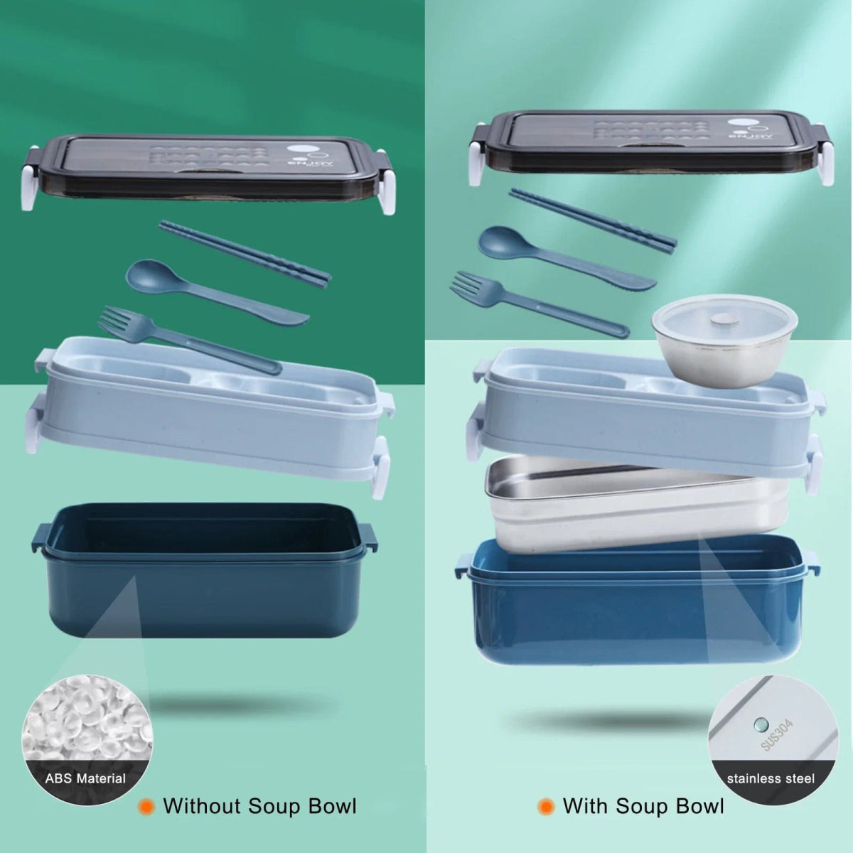 Stainless Steel Lunch Box - SHOWLU FASHION STORE