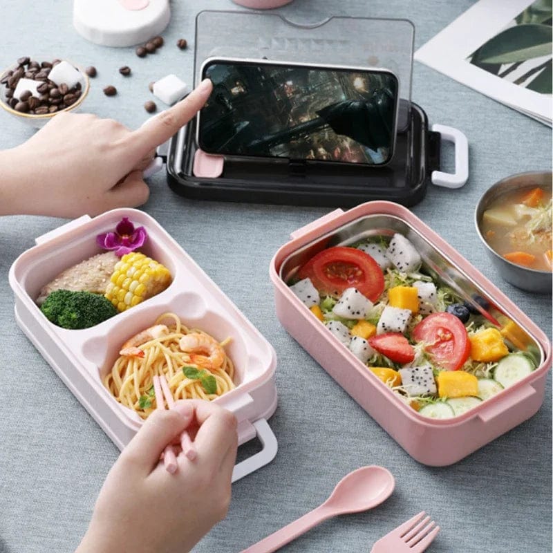 Stainless Steel Lunch Box - SHOWLU FASHION STORE