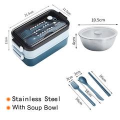 Stainless Steel Lunch Box - SHOWLU FASHION STORE