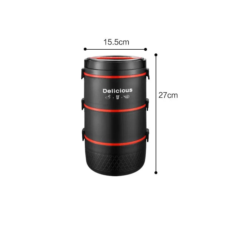 Stainless Steel Portable Lunch Box Set - SHOWLU FASHION STORE