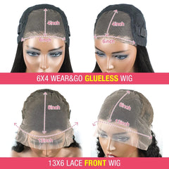 Straight Glueless Wig Lace Front Human Hair Ready To Wear And Go Preplucked For Women 36Inch Brazilian 13x6 Hd Lace Frontal Wigs - SHOWLU FASHION STORE