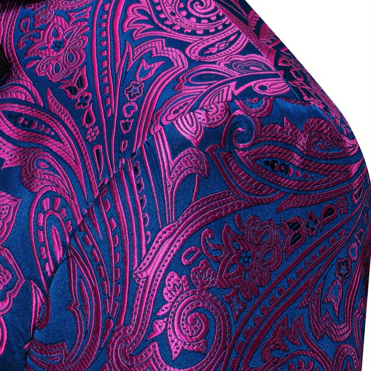 Stylish Men'S Suit Jacket with a Patterned Single - Button Notched Lapel, Casual Blazer, 1200 Stitches, Suitable for Festive Weddings And Everyday Wear. - SHOWLU FASHION STORE