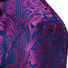 Stylish Men'S Suit Jacket with a Patterned Single - Button Notched Lapel, Casual Blazer, 1200 Stitches, Suitable for Festive Weddings And Everyday Wear. - SHOWLU FASHION STORE