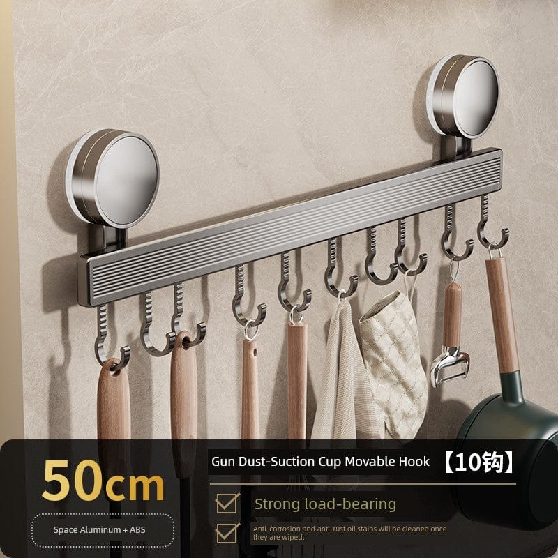 Suction Cup Punch - Free Wall Condiment Hook Rack - SHOWLU FASHION STORE
