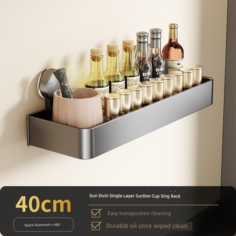 Suction Cup Punch - Free Wall Condiment Hook Rack - SHOWLU FASHION STORE