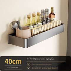 Suction Cup Punch - Free Wall Condiment Hook Rack - SHOWLU FASHION STORE