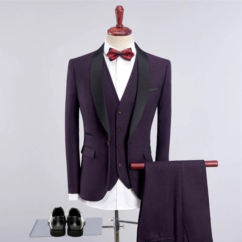 Suit Three - Piece Suit New Men's Fashion Three - Piece Suit - SHOWLU FASHION STORE