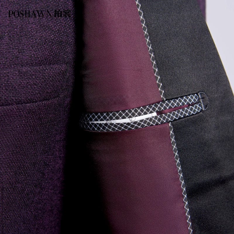 Suit Three - Piece Suit New Men's Fashion Three - Piece Suit - SHOWLU FASHION STORE