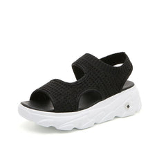 Summer Fairy Style Daddy Platform Shoes Thick Sole Sports Sandals - SHOWLU FASHION STORE
