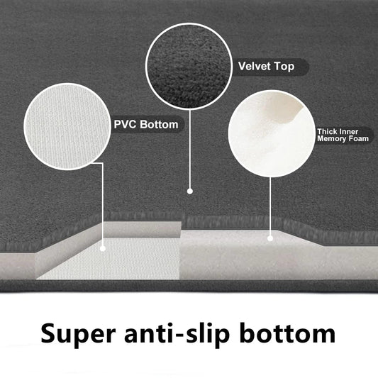 Super absorbent floor mat, super absorbent bath mat, super anti slip coral velvet bathroom floor mat, door mat - SHOWLU FASHION STORE