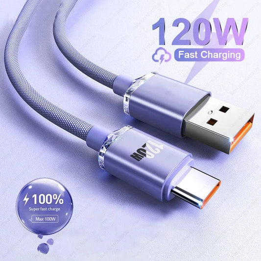 Super Fast 120W USB Type C Charging Cable - SHOWLU FASHION STORE