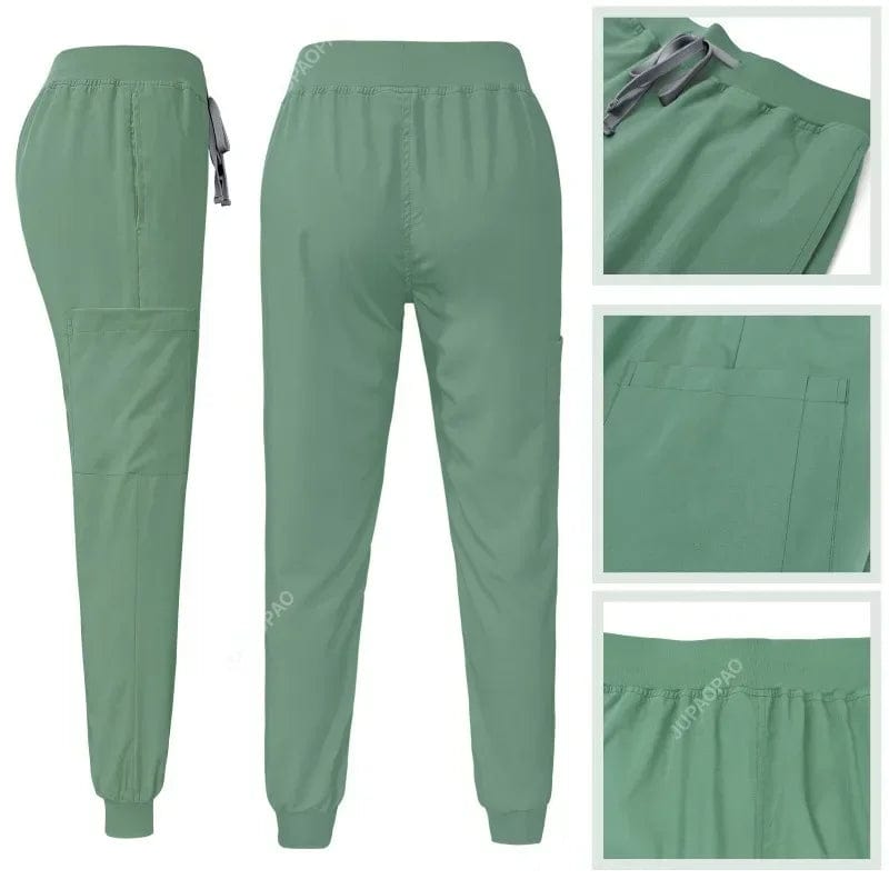 Surgical Uniforms Woman Nursing Enfermeria Sets Top + Pant Articles Medical Uniform Scrubs Clinical Beauty Salon hospital Suits - SHOWLU FASHION STORE