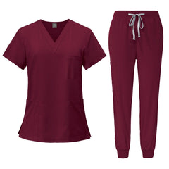 Surgical Uniforms Woman Nursing Enfermeria Sets Top + Pant Articles Medical Uniform Scrubs Clinical Beauty Salon hospital Suits - SHOWLU FASHION STORE