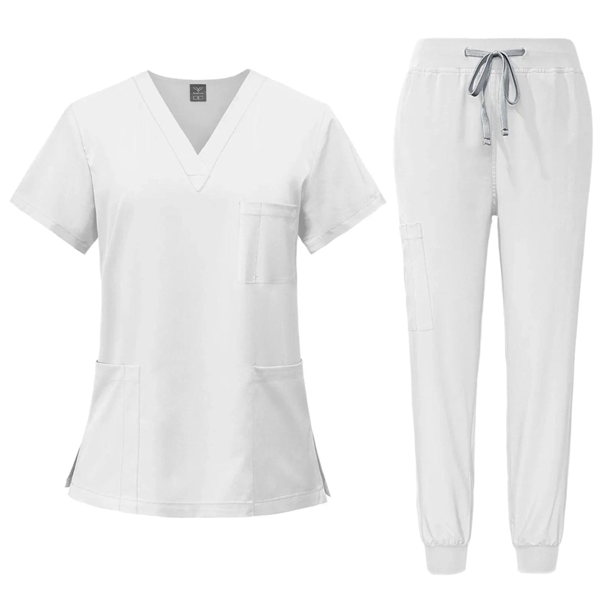 Surgical Uniforms Woman Nursing Enfermeria Sets Top + Pant Articles Medical Uniform Scrubs Clinical Beauty Salon hospital Suits - SHOWLU FASHION STORE