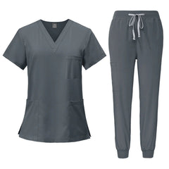 Surgical Uniforms Woman Nursing Enfermeria Sets Top + Pant Articles Medical Uniform Scrubs Clinical Beauty Salon hospital Suits - SHOWLU FASHION STORE