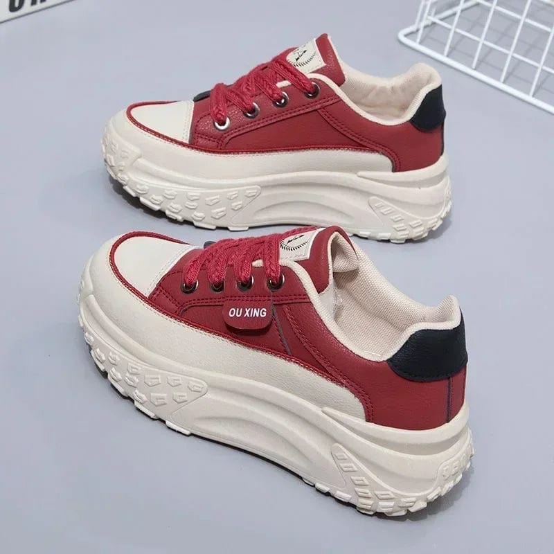 The New Retro Women Shoes Spring Platform Shoes Casual Sneakers Versatile Fashion Designer Shoes High Quality Women Sneakers - SHOWLU FASHION STORE