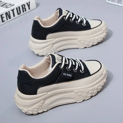 The New Retro Women Shoes Spring Platform Shoes Casual Sneakers Versatile Fashion Designer Shoes High Quality Women Sneakers - SHOWLU FASHION STORE