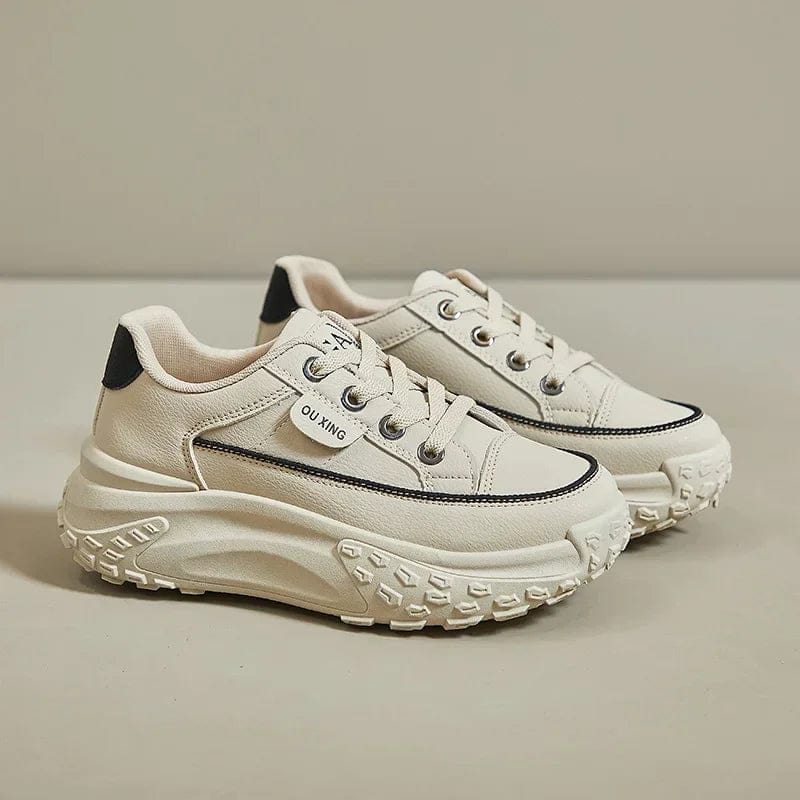 The New Retro Women Shoes Spring Platform Shoes Casual Sneakers Versatile Fashion Designer Shoes High Quality Women Sneakers - SHOWLU FASHION STORE