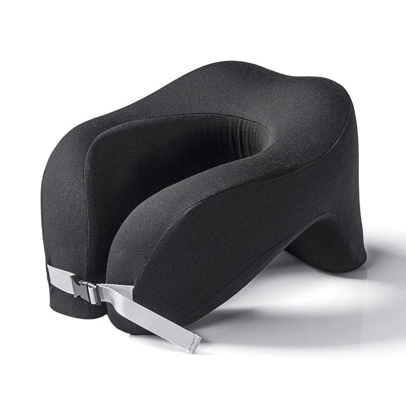 Travel Pillow U - Shape Pure Memory Foam Neck Pillow For Airplane Office Nap Cervical Pillows Flight Sleeping Head Neck Support - SHOWLU FASHION STORE
