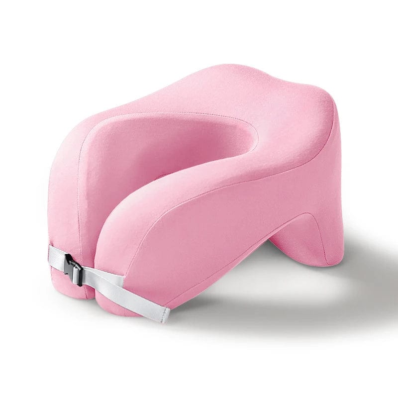 Travel Pillow U - Shape Pure Memory Foam Neck Pillow For Airplane Office Nap Cervical Pillows Flight Sleeping Head Neck Support - SHOWLU FASHION STORE