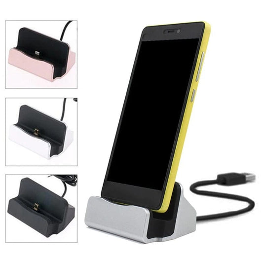 Type - C Fast Charging Dock Station Desktop USB C 3.1 Docking Charger with Cable for Huawei P9 Plus Smart Cell Phone - SHOWLU FASHION STORE