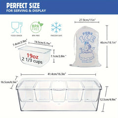 Ultimate Chilled Condiment Server Tray - SHOWLU FASHION STORE