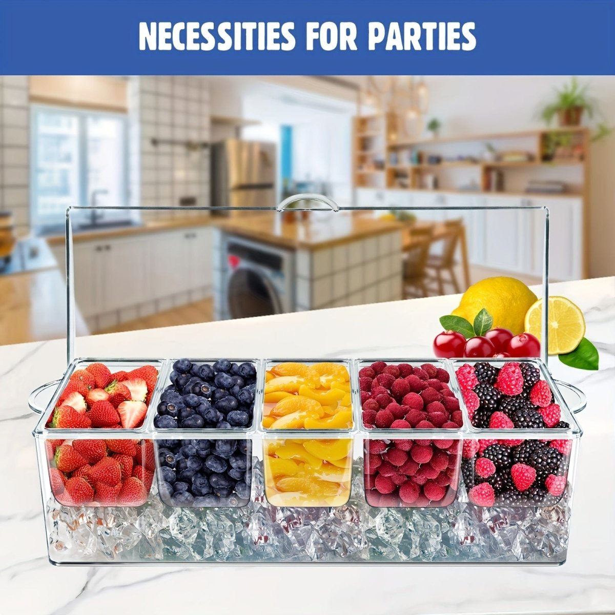 Ultimate Chilled Condiment Server Tray - SHOWLU FASHION STORE