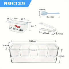 Ultimate Chilled Condiment Server Tray - SHOWLU FASHION STORE