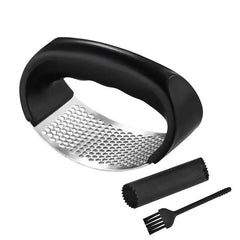 Upgraded Stainless Steel Garlic Press Squeezer Manual Garlic Ginger Rocker Crusher Garlic Cutting Mince Tools Kitchen Gadgets - SHOWLU FASHION STORE