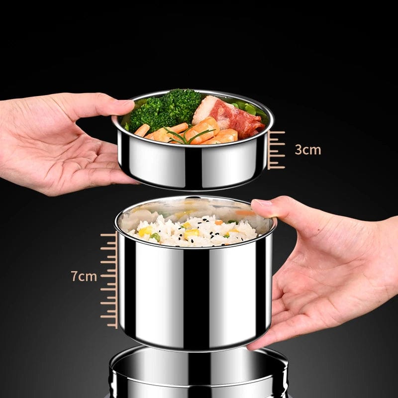 USB Electric Heated Lunch Boxes Stainless Steel Food Warmer Container Thermal Jar for Hot Food Thermal Boxes for Office School - SHOWLU FASHION STORE