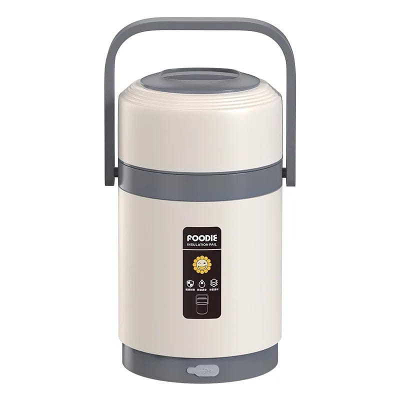 USB Electric Heated Lunch Boxes Stainless Steel Food Warmer Container Thermal Jar for Hot Food Thermal Boxes for Office School - SHOWLU FASHION STORE