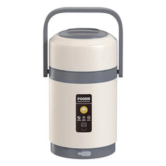 USB Electric Heated Lunch Boxes Stainless Steel Food Warmer Container Thermal Jar for Hot Food Thermal Boxes for Office School - SHOWLU FASHION STORE