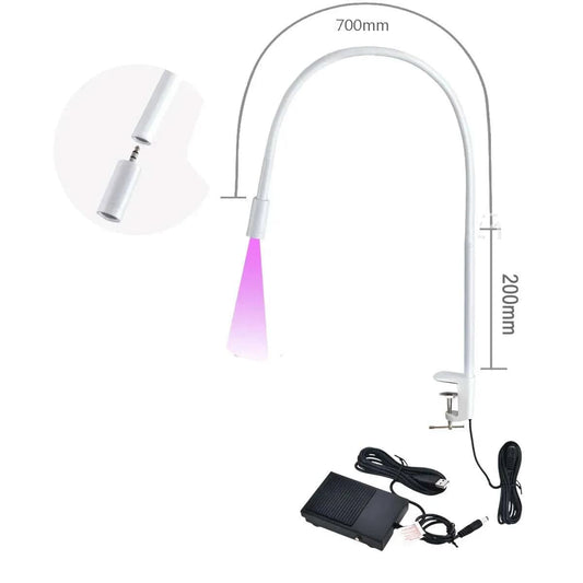 USB UV Ultraviolet Light LED UV Glue Curing Light Beauty Eyelash manicure False Eyelashes Grafting Foot Step Switch Floor Lamp - SHOWLU FASHION STORE