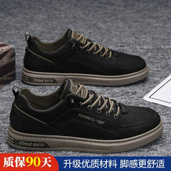 White Autumn Leisure Flats Men's Shoes - SHOWLU FASHION STORE