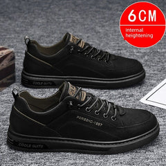 White Autumn Leisure Flats Men's Shoes - SHOWLU FASHION STORE