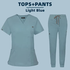 Wholesale Operating Room Medical Uniform Scrubs Hospital Working Scrubs Set Medical Supplies Nurse Dental Surgery Suit Workwear - SHOWLU FASHION STORE