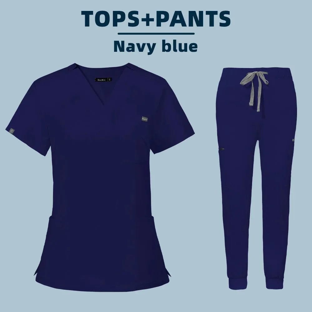 Wholesale Operating Room Medical Uniform Scrubs Hospital Working Scrubs Set Medical Supplies Nurse Dental Surgery Suit Workwear - SHOWLU FASHION STORE