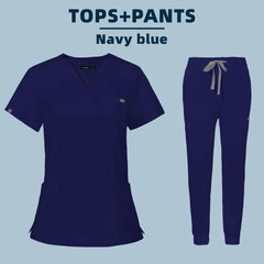 Wholesale Operating Room Medical Uniform Scrubs Hospital Working Scrubs Set Medical Supplies Nurse Dental Surgery Suit Workwear - SHOWLU FASHION STORE