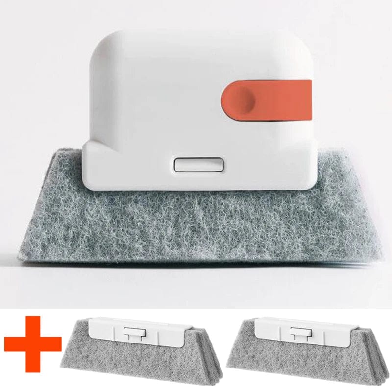 Window Cleaning Brush Windowsill Groove Deadend Cabinet Crevice Brush with Replace head Household Multifunctional Cleaning Tools - SHOWLU FASHION STORE