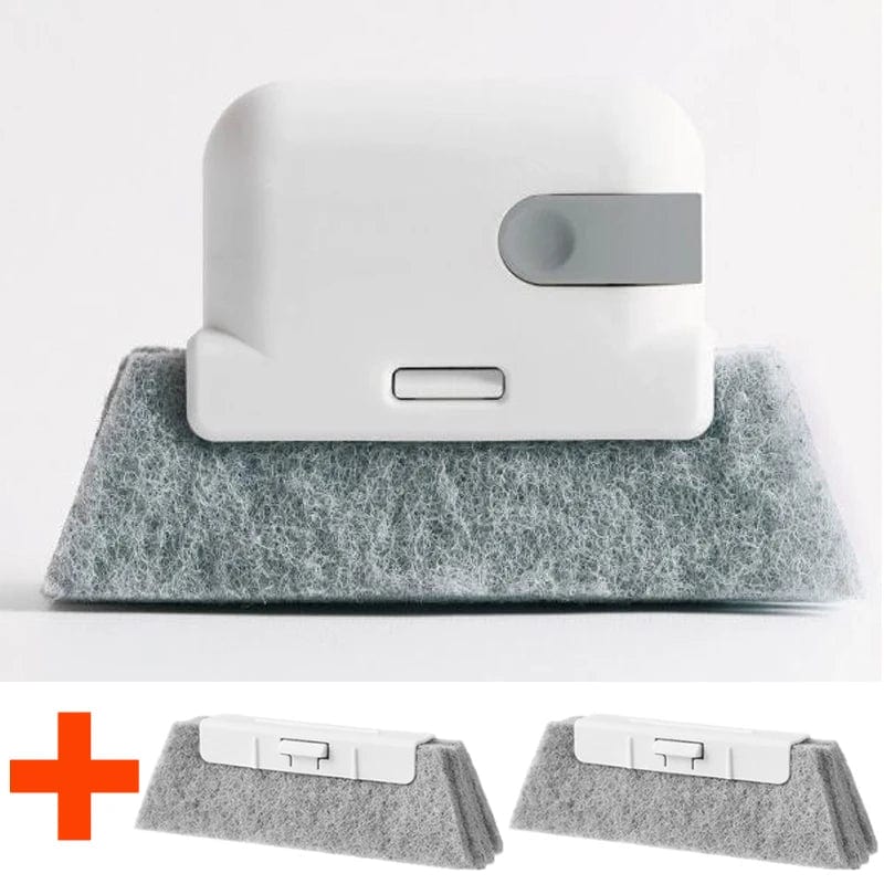 Window Cleaning Brush Windowsill Groove Deadend Cabinet Crevice Brush with Replace head Household Multifunctional Cleaning Tools - SHOWLU FASHION STORE