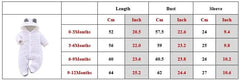 Winter Baby Girl Romper Newborn Infant Jumpsuit Clothes Ear Hooded Long Sleeve Footies Kid Boy Overalls Thicken Children A769 - SHOWLU FASHION STORE
