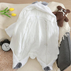 Winter Baby Girl Romper Newborn Infant Jumpsuit Clothes Ear Hooded Long Sleeve Footies Kid Boy Overalls Thicken Children A769 - SHOWLU FASHION STORE