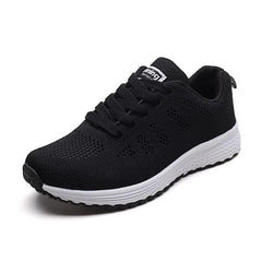 Women Casual Shoes Fashion Breathable Walking Mesh Flat Shoes Sneakers Women 2021 Gym Vulcanized Shoes White Female Footwear - SHOWLU FASHION STORE